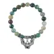 Браслет Летучая мышь (защита, счастье, успех), Яшма BSP-18-12