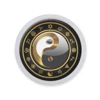 Акриловый магнит d.56мм Инь-Ян MAF0186