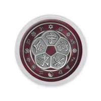 Акриловый магнит d.56мм Талисман 5 благ MAF0196