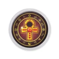 Акриловый магнит d.56мм Анкх MAF0198