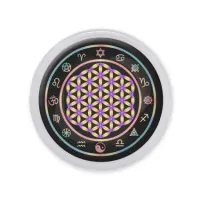 Акриловый магнит d.56мм Цветок жизни MAF0208