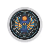 Акриловый магнит d.56мм Крылатый скарабей MAF0218