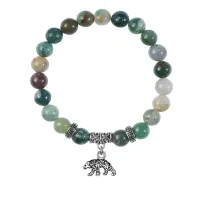 Браслет Медведь (защита, сила, победа), Яшма BSP-18-19