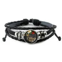 Кожаный браслет С Новым годом BSK-0491
