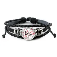 Кожаный браслет Я тебя люблю BSK-0492