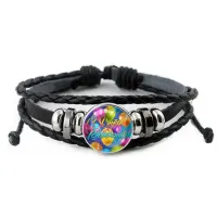 Кожаный браслет С Днем рождения! BSK-0493