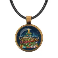 Кулон со шнурком Счастливого Рождества! ALKF0394