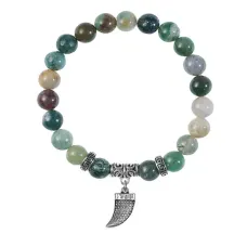 Браслет Клык (сила, мужество, воля, энергия), Яшма BSP-18-2077
