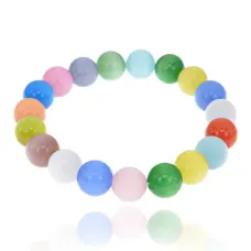 Браслет из камня Кошачий глаз, 10мм BJBS-300-02