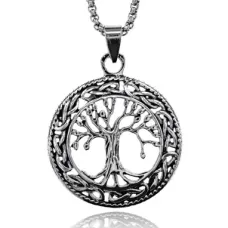 Амулет Дерево жизни на цепочке, d.3,5см AC117