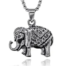 Амулет Слон на цепочке, 2х3см AC119