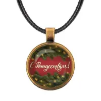 Кулон со шнурком С Рождеством! ALKF0484