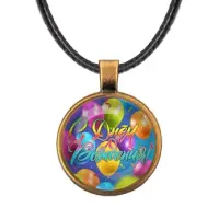 Кулон со шнурком С Днем рождения! ALKF0493