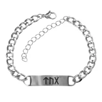 Браслет цепь из нерж.стали Удача в любви BSJ-123