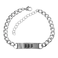 Браслет цепь из нерж.стали Женское счастье BSJ-138