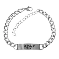 Браслет цепь из нерж.стали Усваивание учебной информации BSJ-165