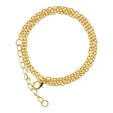 Цепочка, 42см, цвет золотой CN002G