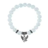 Браслет Орел (защита, сила, победа), Сахарный кварц BSP-20-24