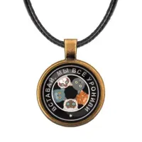 Кулон Вставай, мы все уронили ALKF0236