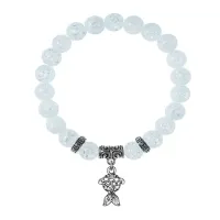 Браслет Золотая рыбка (исполнение желаний), Сахарный кварц BSP-20-27