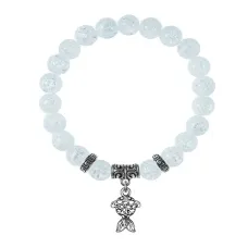 Браслет Золотая рыбка (исполнение желаний), Сахарный кварц BSP-20-27