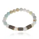 Рунический браслет-амулет Поправка здоровья с нат.камнем Амазонит BSRA-004
