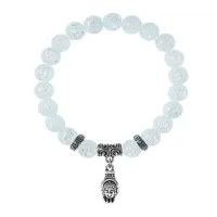 Браслет Рука Будды (защита, духовное развитие), Сахарный кварц BSP-20-2056