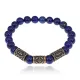 Рунический браслет-амулет Везение на любом пути с нат. камнем Лазурит BSRA-017