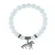 Браслет Лев (храбрость, власть, благосостояние), Сахарный кварц BSP-20-2073