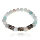 Рунический браслет - амулет Накопление богатства с нат.камнем Амазонит BSRA-020