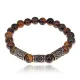 Рунический браслет - амулет Успешное обогащение с нат. камнем Тигровый глаз BSRA-036