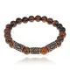 Рунический браслет - амулет Финансовая прибыль с нат.камнем Тигровый глаз BSRA-040