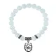Браслет Подкова и клевер (Счастье и удача), Сахарный кварц BSP-20-P001