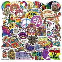Набор 50 наклеек Хиппи 2 NKA005