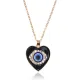 Кулон Сердце от сглаза на цепочке, 3х2,5см BJK221