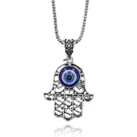 Кулон Хамса от сглаза на цепочке, 4х3см BJK223