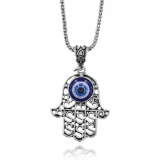 Кулон Хамса от сглаза на цепочке, 4х3см BJK223