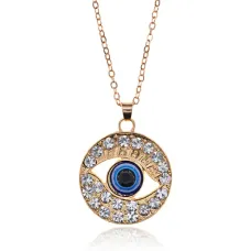 Кулон от сглаза на цепочке, d.2,5см BJK227