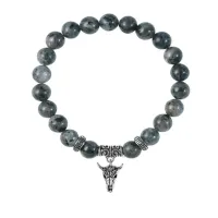 Браслет Череп быка (сила, мужество, защита), Лабрадор BSP-21-2076