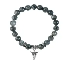Браслет Череп быка (сила, мужество, защита), Лабрадор BSP-21-2076