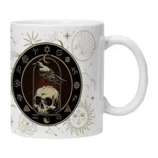 Кружка Ворон на черепе KRU265