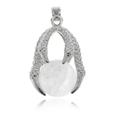 Кулон Коготь Дракона, 3,5х2см, Горный хрусталь BJK213-01