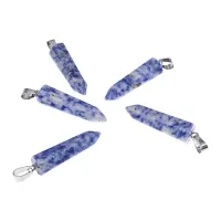 Маятник для биолокации, 4х1см, Содалит BLK032-01