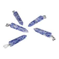 Маятник для биолокации, 4х1см, Содалит BLK032-01