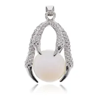 Кулон Коготь Дракона, 3,5х2см, Лунный камень BJK213-08