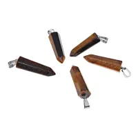 Маятник для биолокации, 4х1см, Тигровый глаз BLK032-04