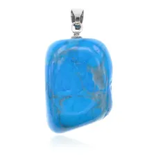 Кулон из натурального камня Бирюза, 3х1,5см BJK217-04