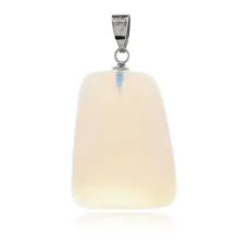 Кулон из синтетического лунного камня, 3х1,5см BJK217-08