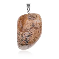 Кулон из натурального камня Песочная яшма, 3х1,5см BJK217-12