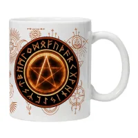 Кружка Огненная пентаграмма KRU017